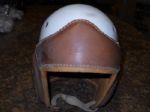 Circa 1930 Wilson Hard Shell Leather and Composition Football Helmet