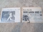 Hank Aaron hits home run #715 sports section and Part 1