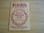 1956 Old Pros Hockey Night Program