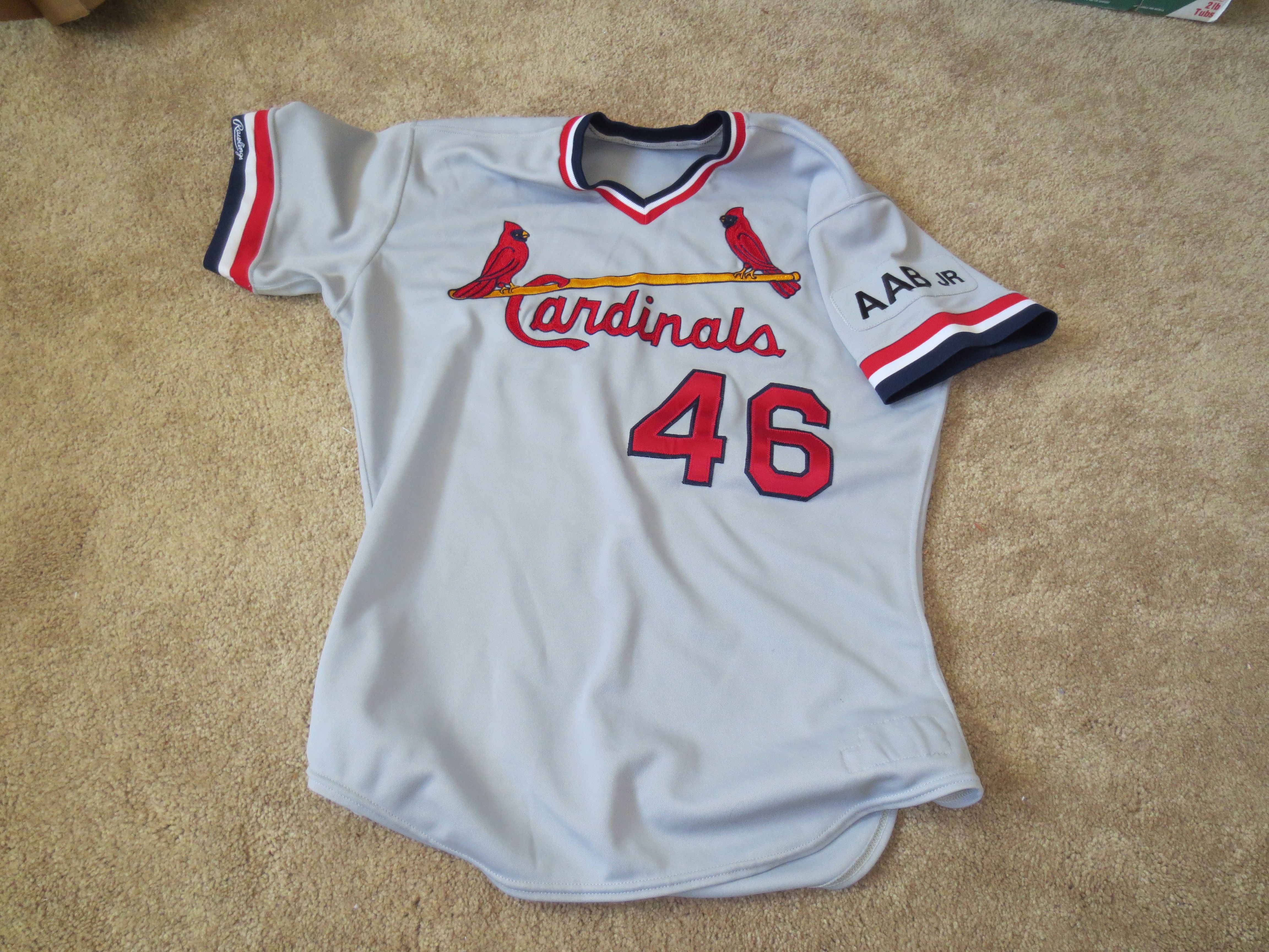 baseball cardinals away jersey