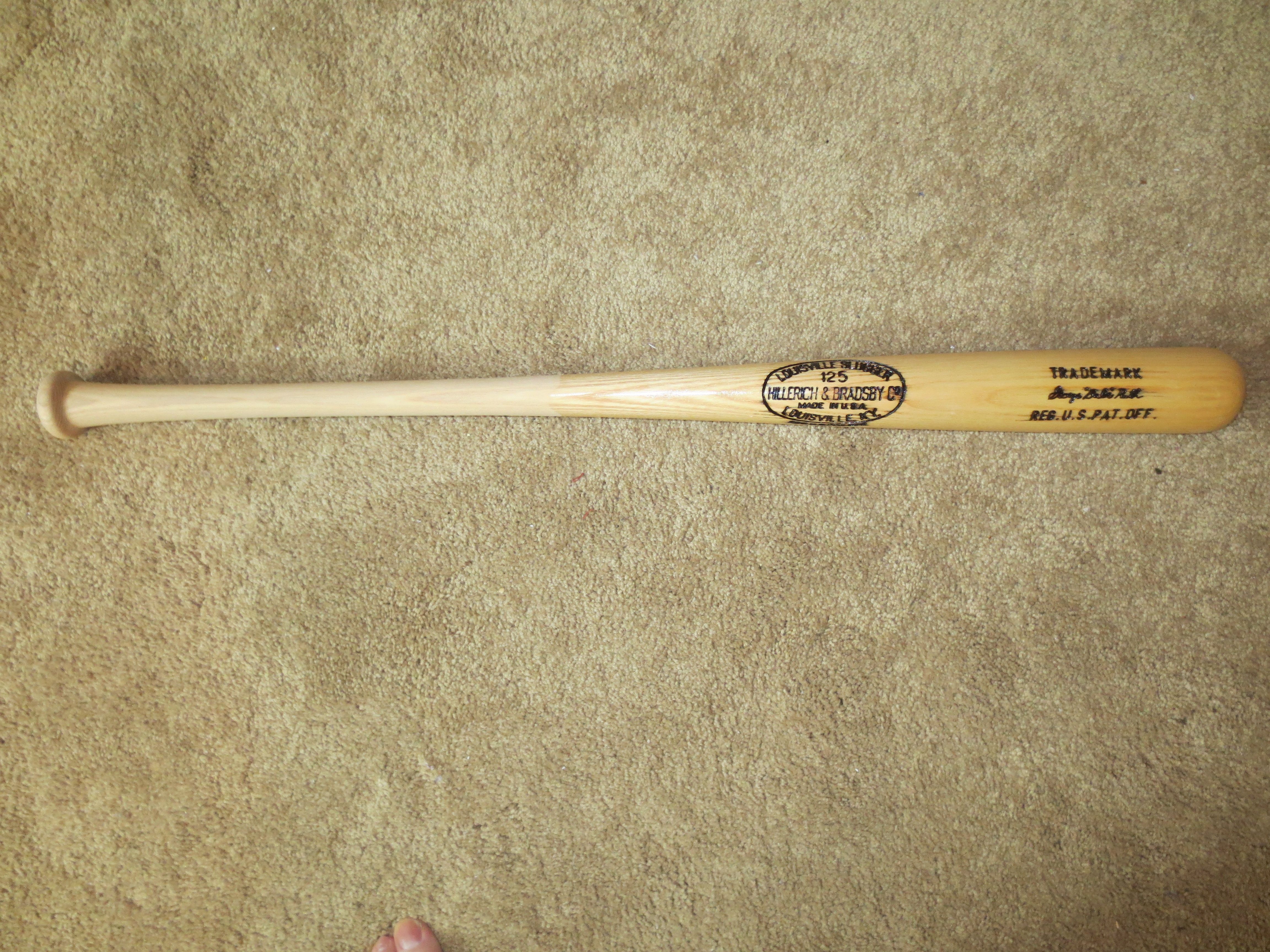 Lot Detail - Replica 1935 Babe Ruth Game Bat Louisville Slugger 125 34