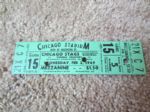 1949 Chicago Stags BAA Basketball Association of America Full ticket Pre-NBA!!