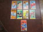 (10) different 1965 Topps Football Cards