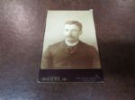 1880s Baseball Cabinet Card Dick Johnston Boston 1885-1890 One day Hall of Fame? WOW