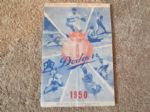 1950 Philadelphia Phillies Whiz Kids Win the Pennant program vs. Brooklyn Dodgers 