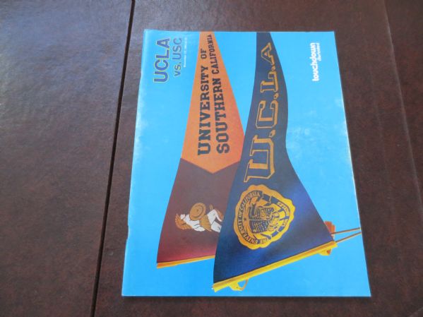 1980 USC vs. UCLA football program Marcus Allen Ronnie Lott Kenny Easley Bruce Matthews