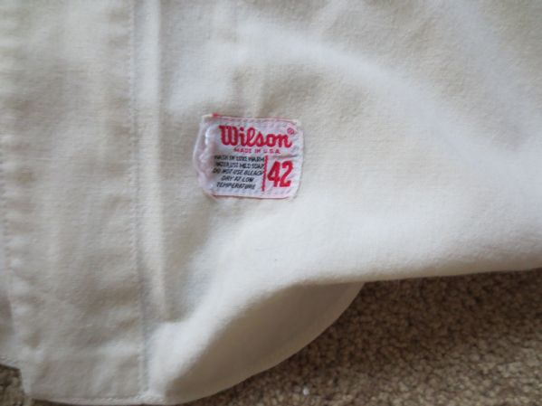 1971 Kansas City Royals Game Used Worn Home Flannel Jersey Carl Taylor #44  Wilson 42