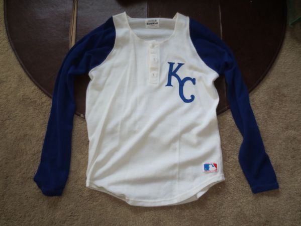1971 Kansas City Royals Game Used Worn Home Flannel Jersey Carl Taylor #44  Wilson 42