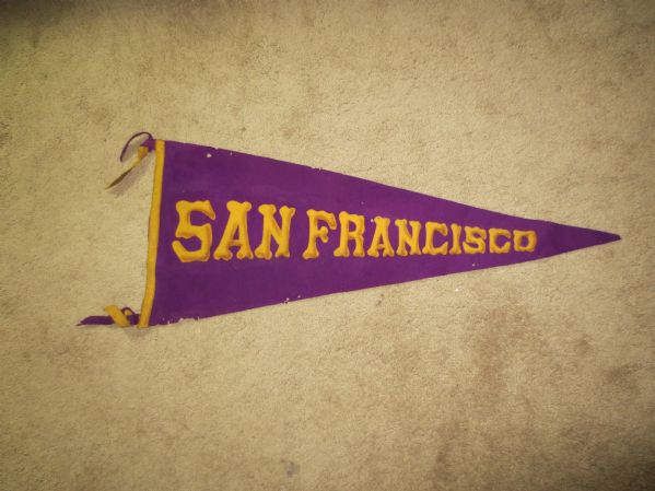 Circa 1910 San Francisco, California pennant 34 Nice Color   100 years old!