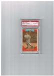 1960 Fleer Honus Wagner #19 with MARTY MARION BACK!!!  VERY RARE