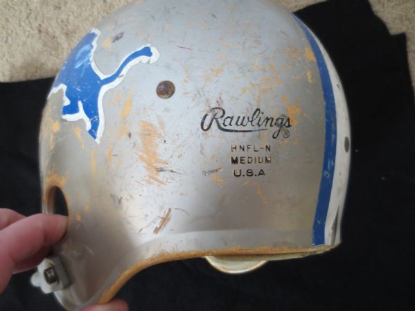 Vintage Detroit Lions Football Helmet  Rawlings HNFL-N Medium Store Model