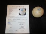 Jim Thorpe Single Signed Softball with JSA Certification Died 1953 WOW