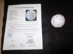 1960s Hall of Fame Weekend Autographed Baseball with JSA Certification WOW