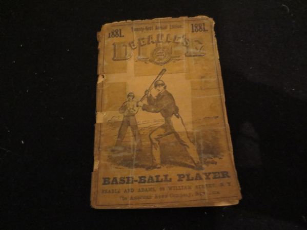 1881 Beadle's Base-Ball Player Guide   Very Rare!  Pre-Spalding and Reach