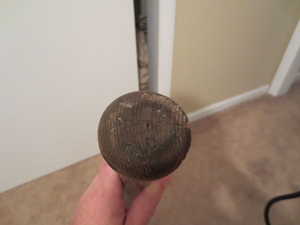 1880's Ring Baseball Bat Black/Red 35  Very Rare