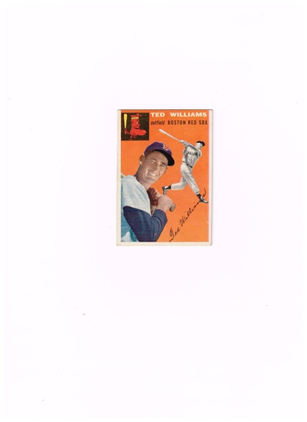 1954 Topps Ted Williams baseball card #1  near mint