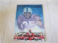 1955 NFL Championship Program Cleveland Browns vs. L. A. Rams