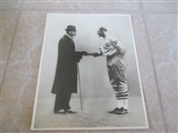 1925 Casey Stengel meets King George photo 8" x 10"
