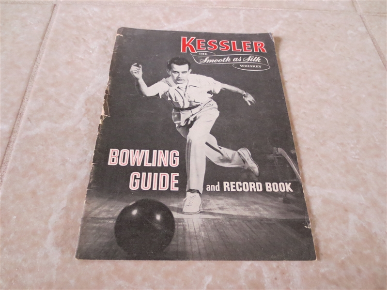 1956 Kessler Bowling Guide  First one of the series!  Only lasted three years.