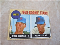 1968 Topps Nolan Ryan rookie baseball card #177  Beautiful!