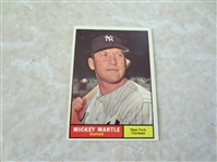 1961 Topps Mickey Mantle baseball card #300  very nice condition!