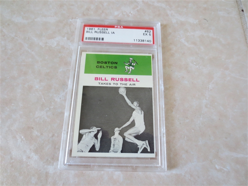 1961 -62 Bill Russell IA PSA 5 ex No qualifiers basketball card #62