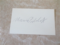 Autographed Maurice Podoloff HOF Basketball Executive 3" x 5" card