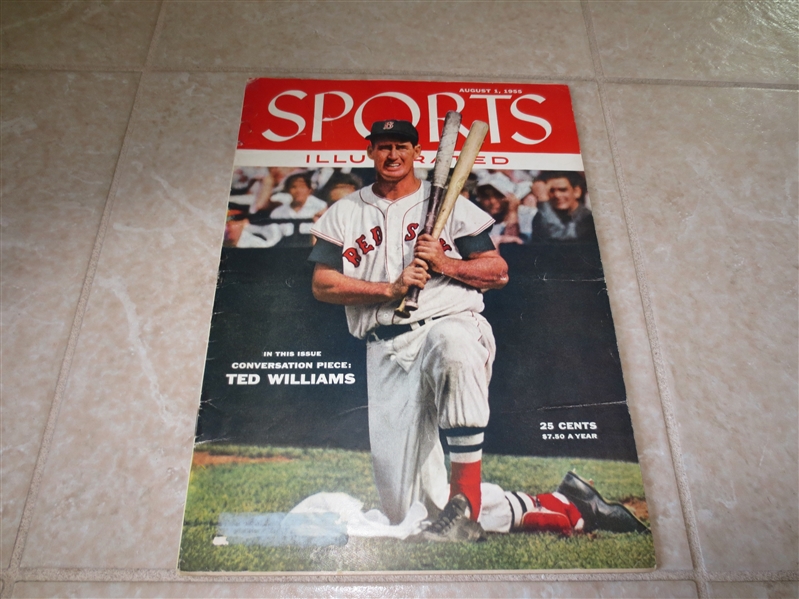 1955 Ted Williams Sports Illustrated No Label