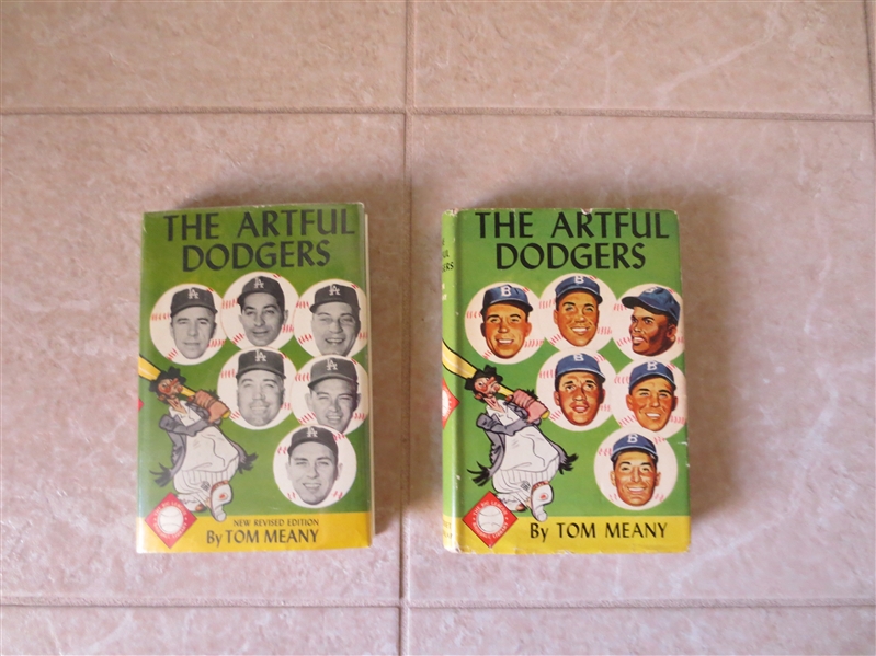 1954 and 1958 The Artful Dodgers hardcover books with dust covers