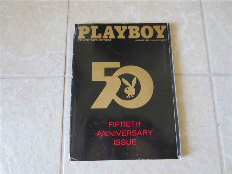 50th Anniversary Issue Playboy Magazine January 2004  Pictures every cover since the beginning