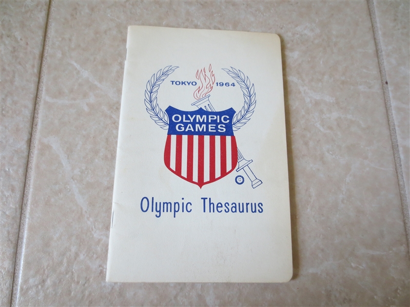 1964 Tokyo Olympics Thesaurus