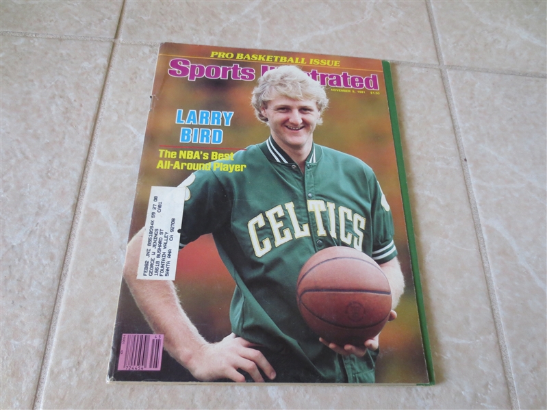 1981 Larry Bird Sports Illustrated The NBA's Best All-Around Player