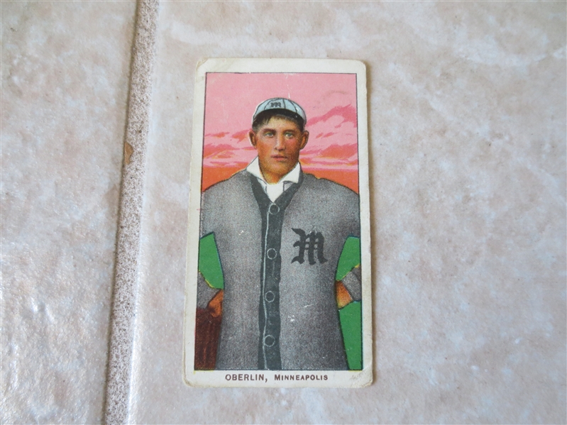 1909-11 Frank Oberlin Minneapolis Piedmont back 350 subjects Factory #25 baseball card