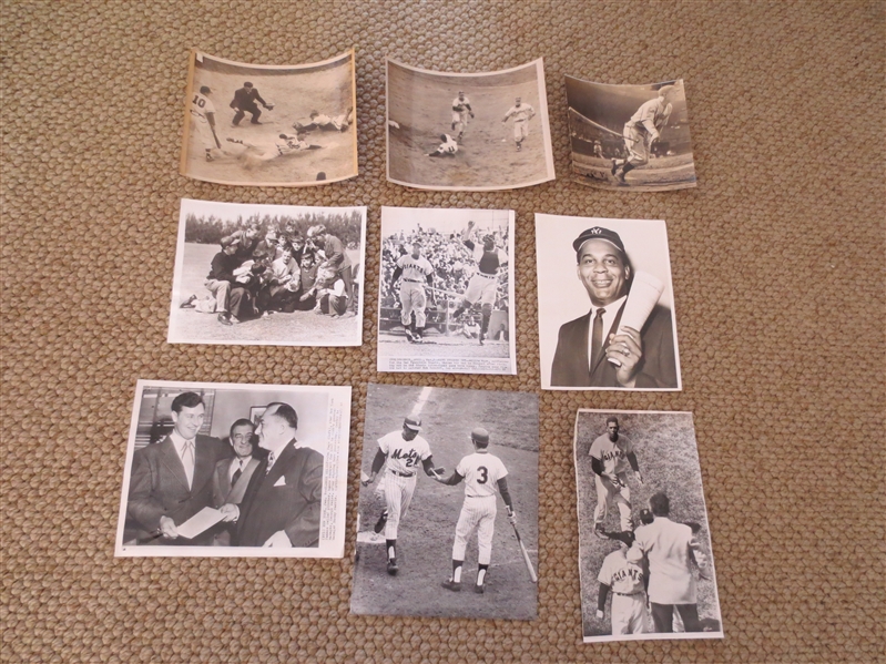 Incredible Type 1 Baseball Wire photo collection: DiMaggio, Klein, Mays, Cepeda, Reiser, Combs, more