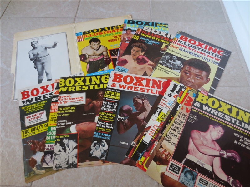(24) 1965-66 Boxing Magazine Covers Ali, Liston, Patterson +