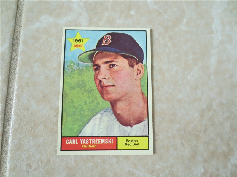 1961 Topps Carl Yastrzemski baseball card #287 A beauty!  Send to PSA?