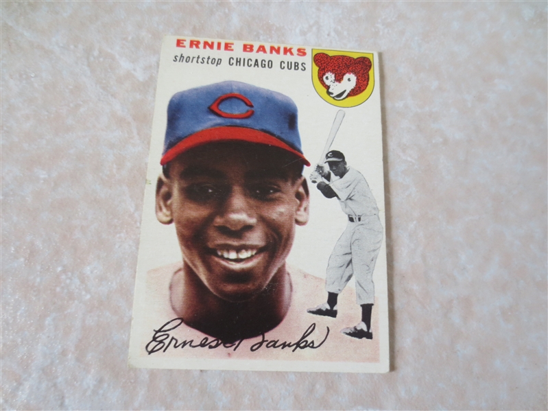 1954 Topps Ernie Banks rookie baseball card #94