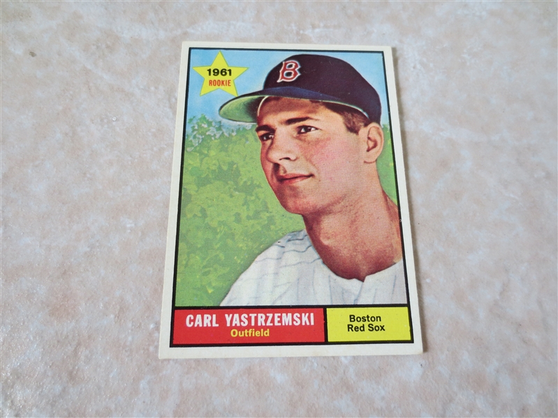 1961 Topps Carl Yastrzemski baseball card #287 in super condition!