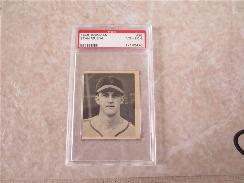 1948 Bowman Stan Musial PSA 4 vg-ex rookie baseball card #35