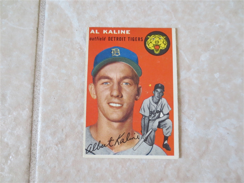 1954 Topps Al Kaline rookie baseball card #201  Nice condition!