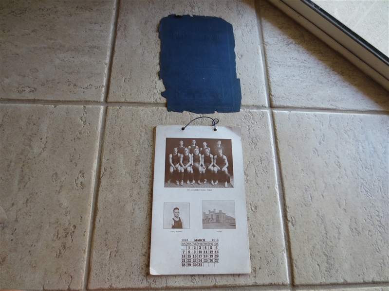Lot Detail 1915 University Notre Dame Sports Calendar RARE!
