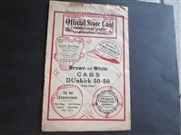 1924 Vernon Tigers vs. Los Angeles Angels Pacific Coast League PCL Baseball Program RARE!