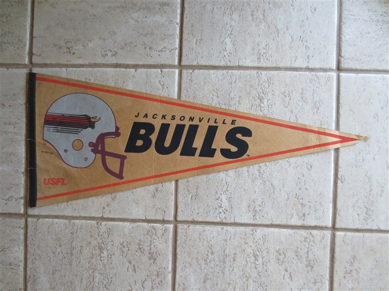1983 Jacksonville Bulls USFL Football Pennant  29