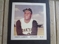 1968 Pirates Team Issue Roberto Clemente Photo RARE  8.75" x 9.5"