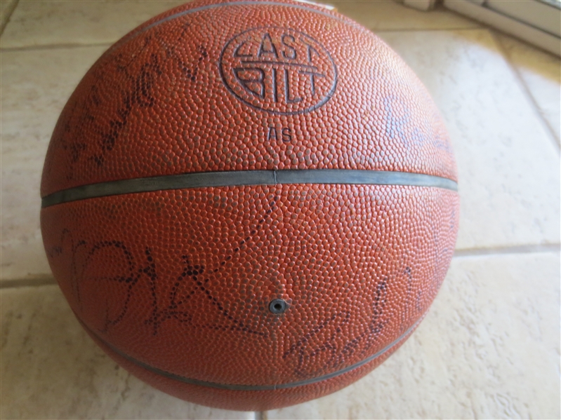 Autographed 1978-79 San Diego Clippers Basketball with 13 signatures