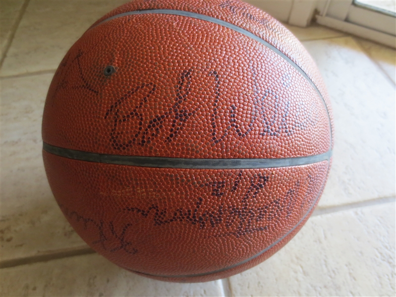 Autographed 1978-79 San Diego Clippers Basketball with 13 signatures