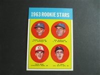 1963 Topps Pete Rose Rookie Baseball Card in BEAUTIFUL Condition from Vending!  #537!