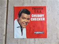 Autographed Chubby Checker 45 Record "The Twist"