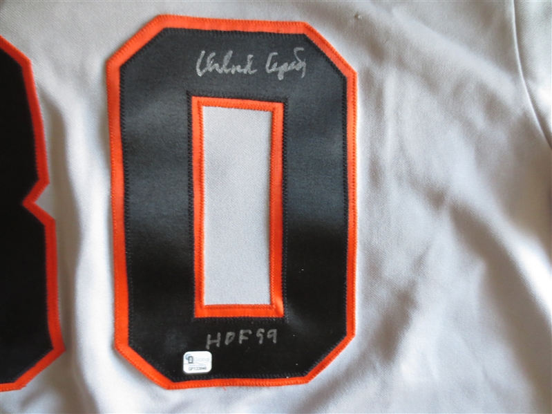 Autographed Orlando Cepeda San Francisco Giants Limited Edition Baseball Jersey with certification from GAI Global