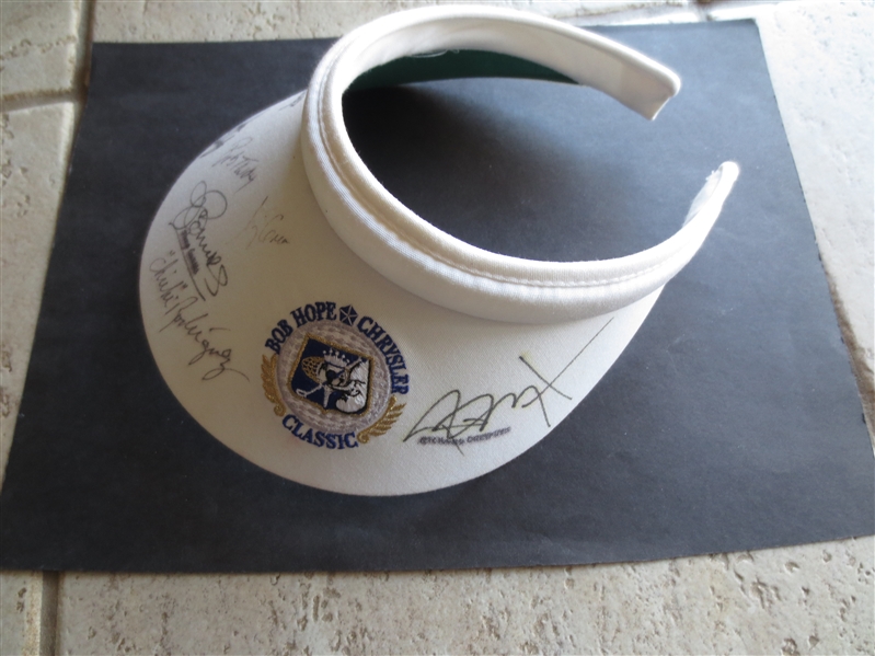 Autographed 1997 Bob Hope Chrysler Golf Classic with 8 signatures including John Daly, Chi Chi Rodriguez, and Bob Tway